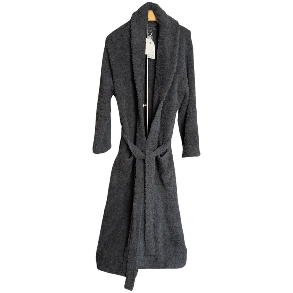 Barefoot Dreams CozyChic Robe Size 2 Womens Size Large Slate Blue Gray NWT